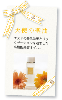 高機能美容オイル「天使の聖油」のご案内 高機能美容オイル「天使の聖油」のご案内