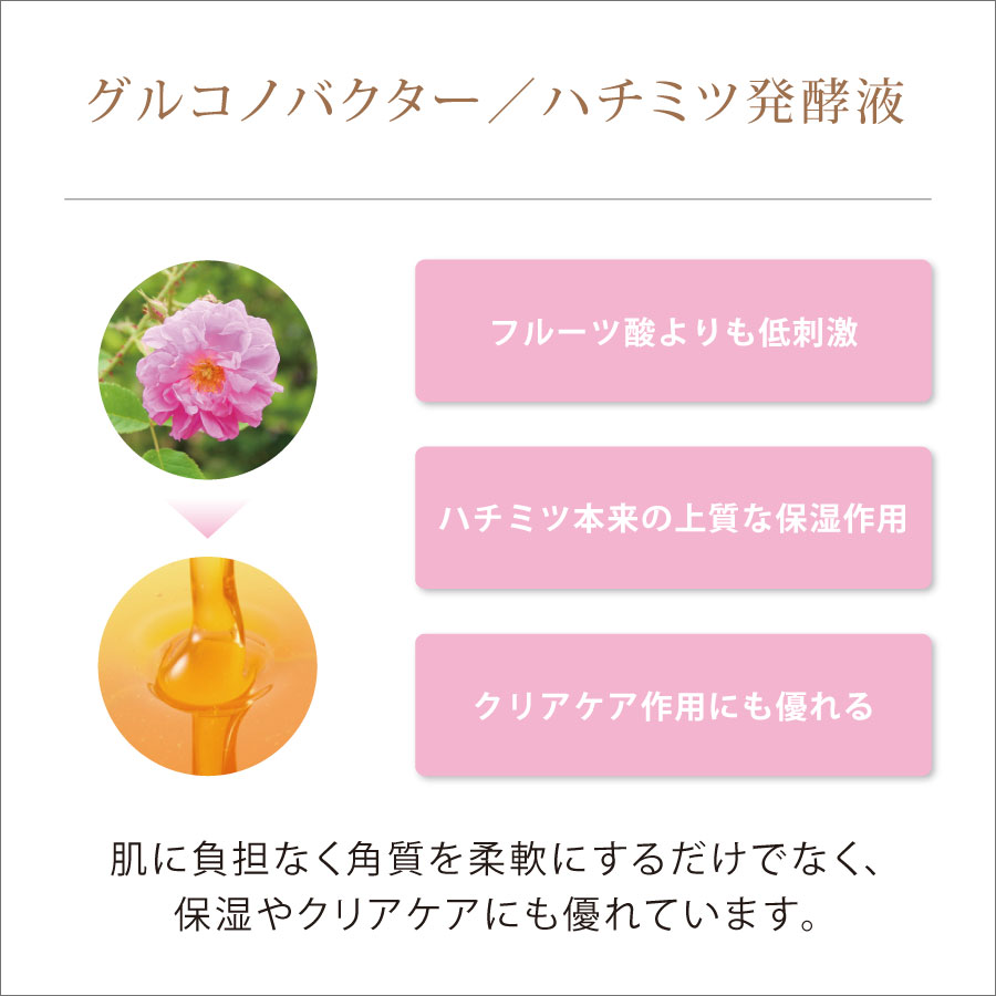 グルコノバクター／ハチミツ発酵液の特長